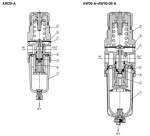 AW30-03G-A，日本SMC減壓閥AW40-04DG-1-A