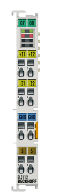 BECKHOFF/倍福輸出端子模塊IE4112，使用電壓